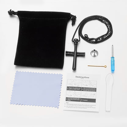 Memorial Cremation Necklace Jewelry for Men