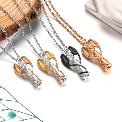 Memorial Angle Cremation Pendant