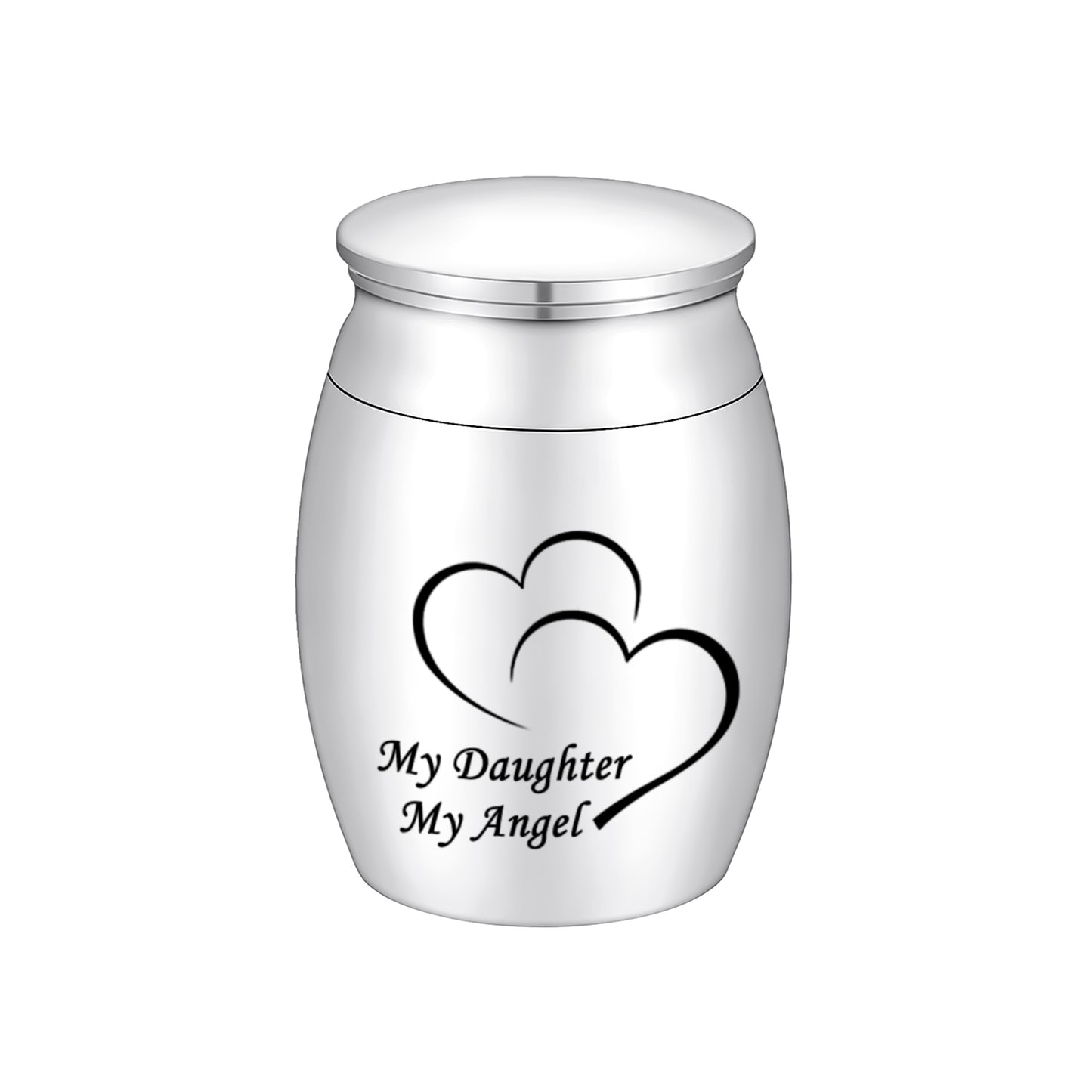 Double Heart Cremation Urnsto Hold Ashes