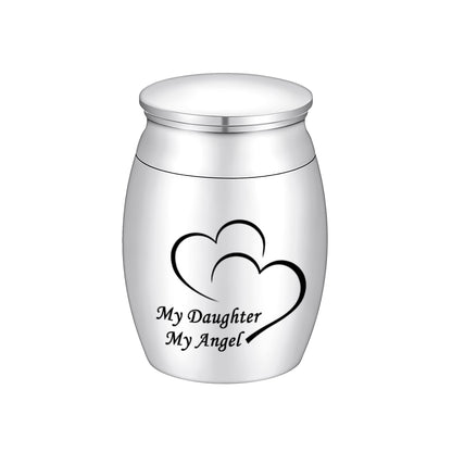 Double Heart Cremation Urnsto Hold Ashes