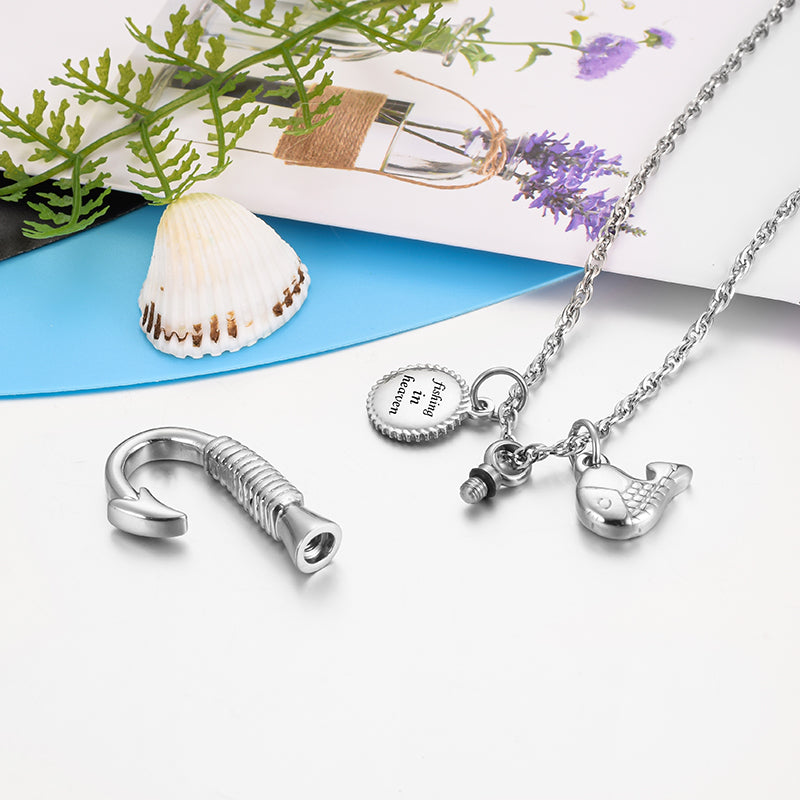 Cremation Ashes Necklace for Men