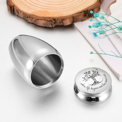 Small Aluminum Cremation Urns