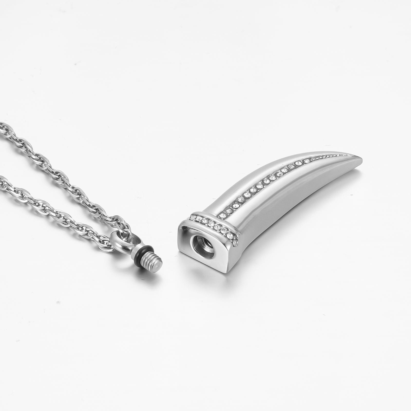 Dagger Cremation Jewelry with Zircon for Ashes