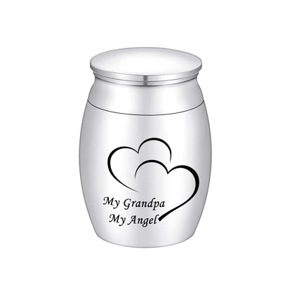 Double Heart Cremation Urnsto Hold Ashes