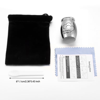 Double Heart Cremation Urnsto Hold Ashes