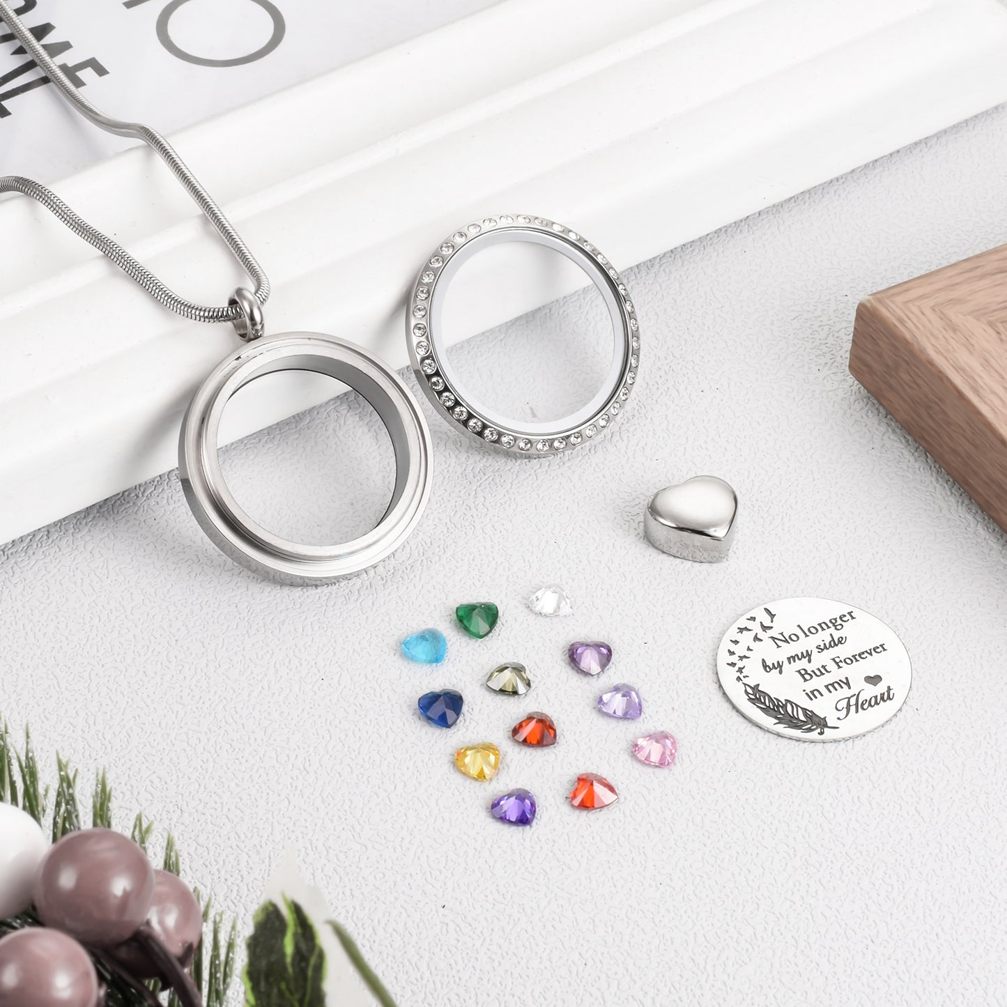 Glass Picture Frame Urn Jewerly