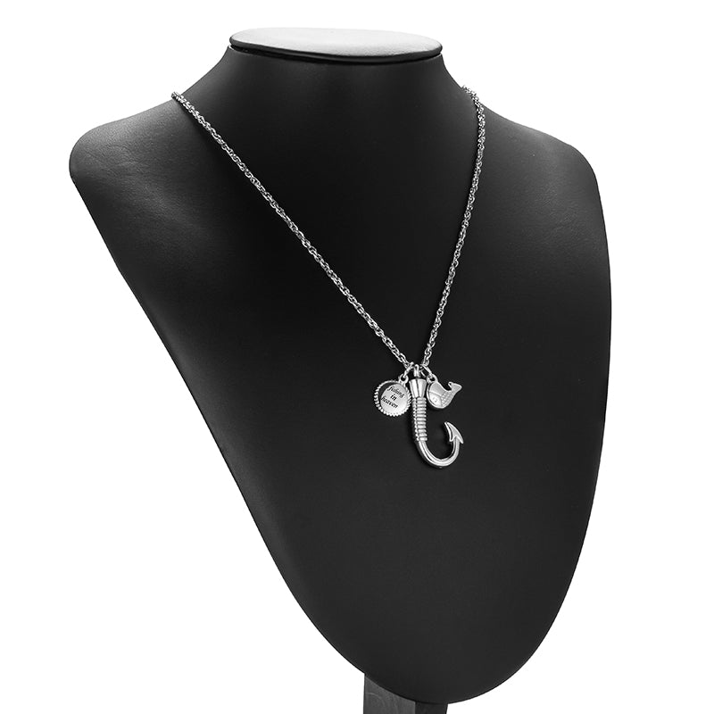 Memorial Cremation Pendant Necklace for Men