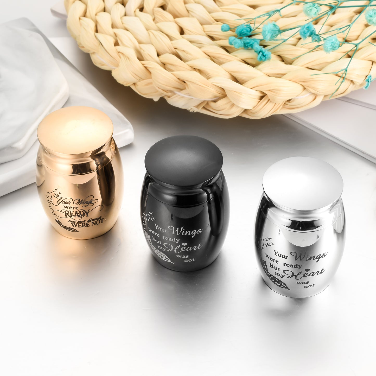 Feather Cremation Urns for Ashes