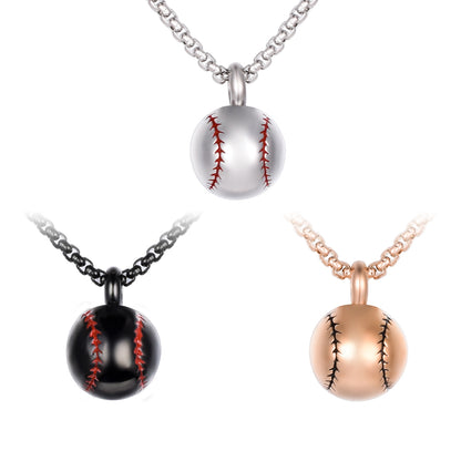 Memorial Baseball Cremation Jewelry for Ashes