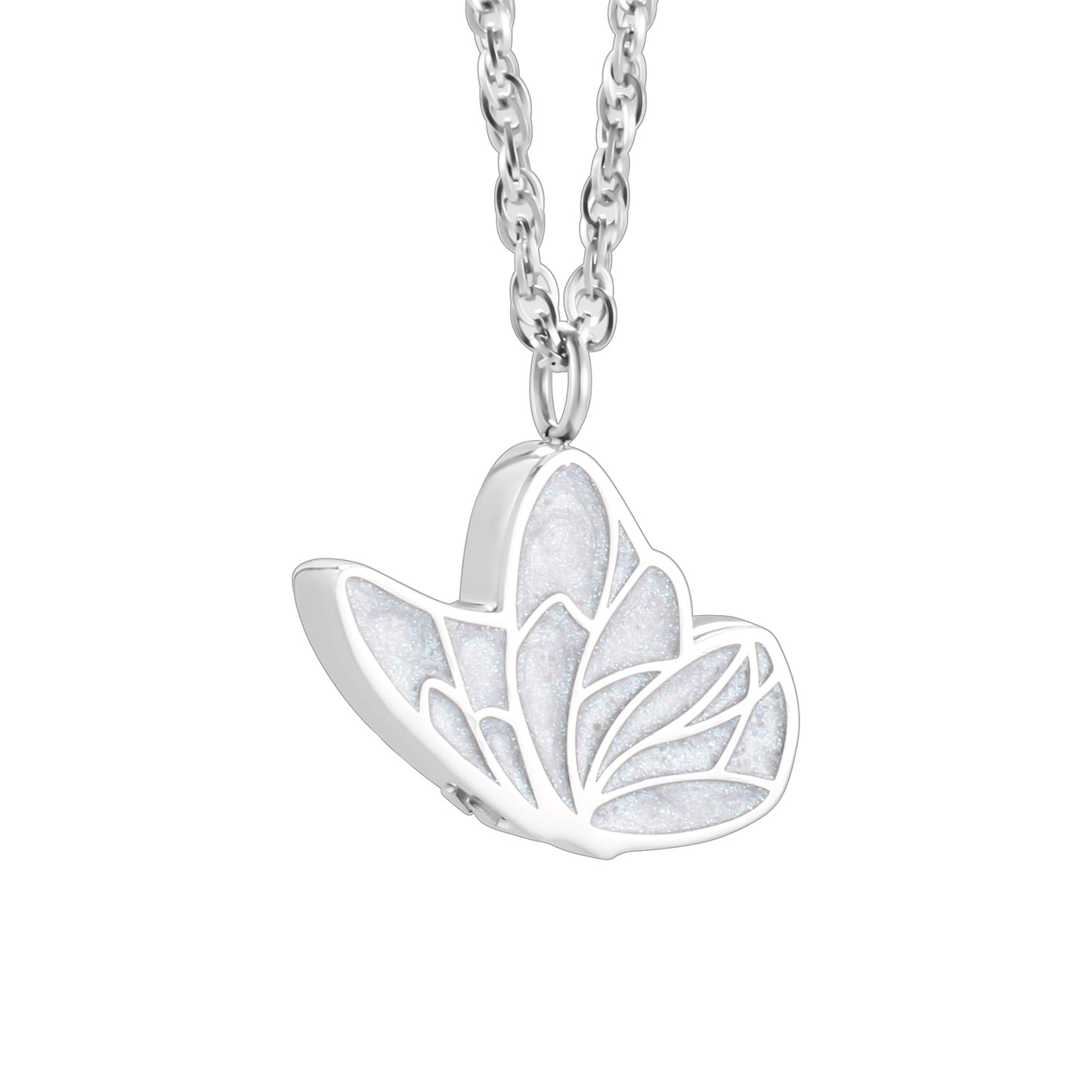 Unique Butterfly Memorial Necklace for Ashes