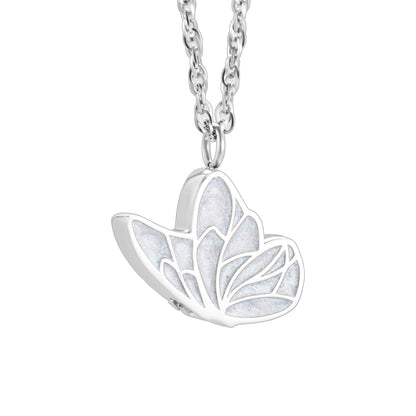 Unique Butterfly Memorial Necklace for Ashes