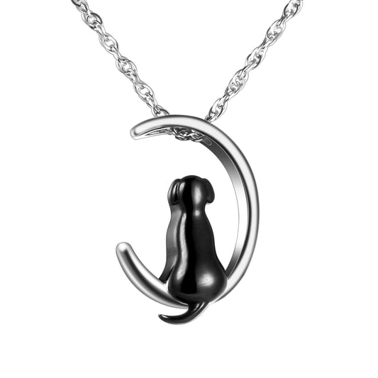 Stainless Steel Memorial Necklace for Beloved Pets Dog