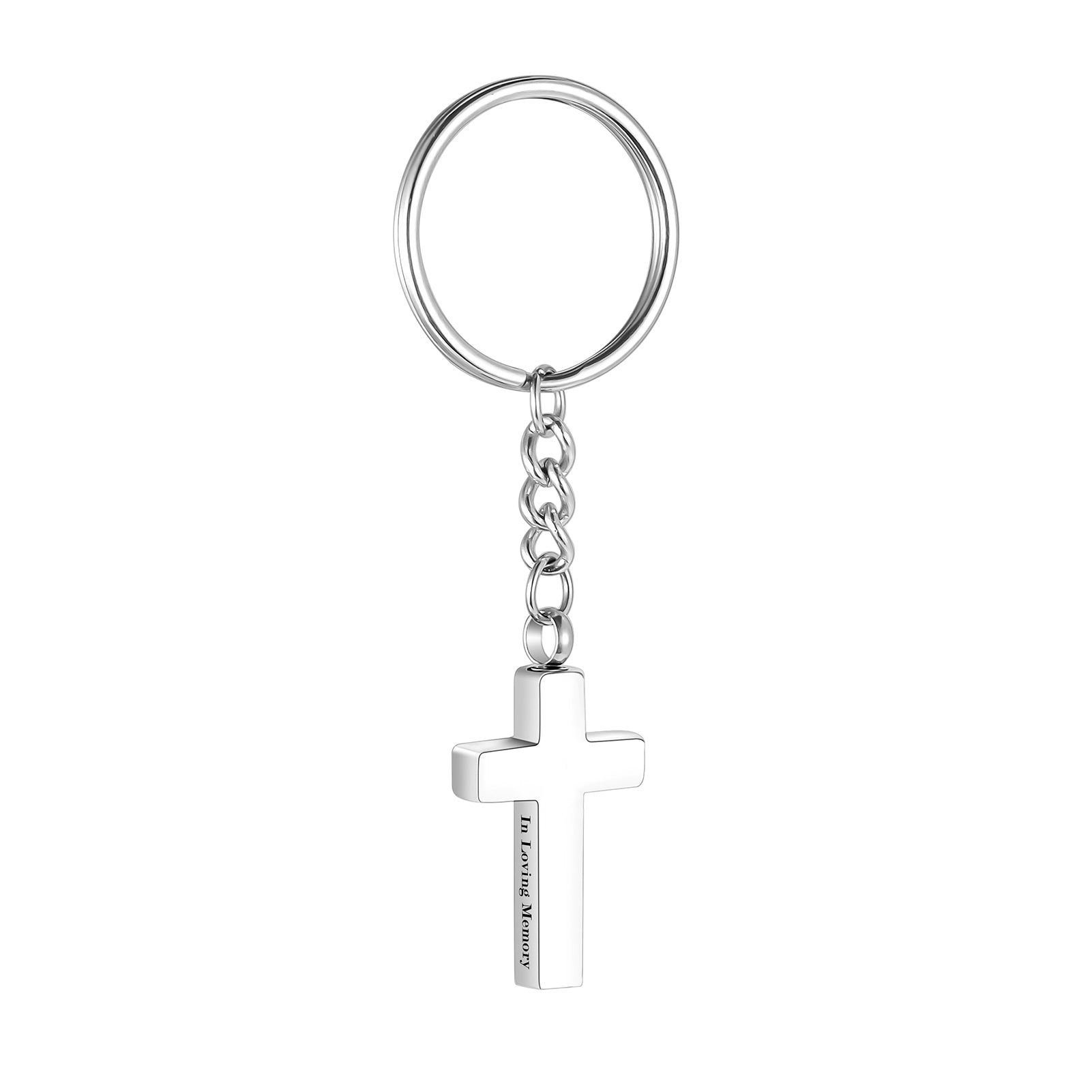 Cross Key Chain Cremation Jewelry