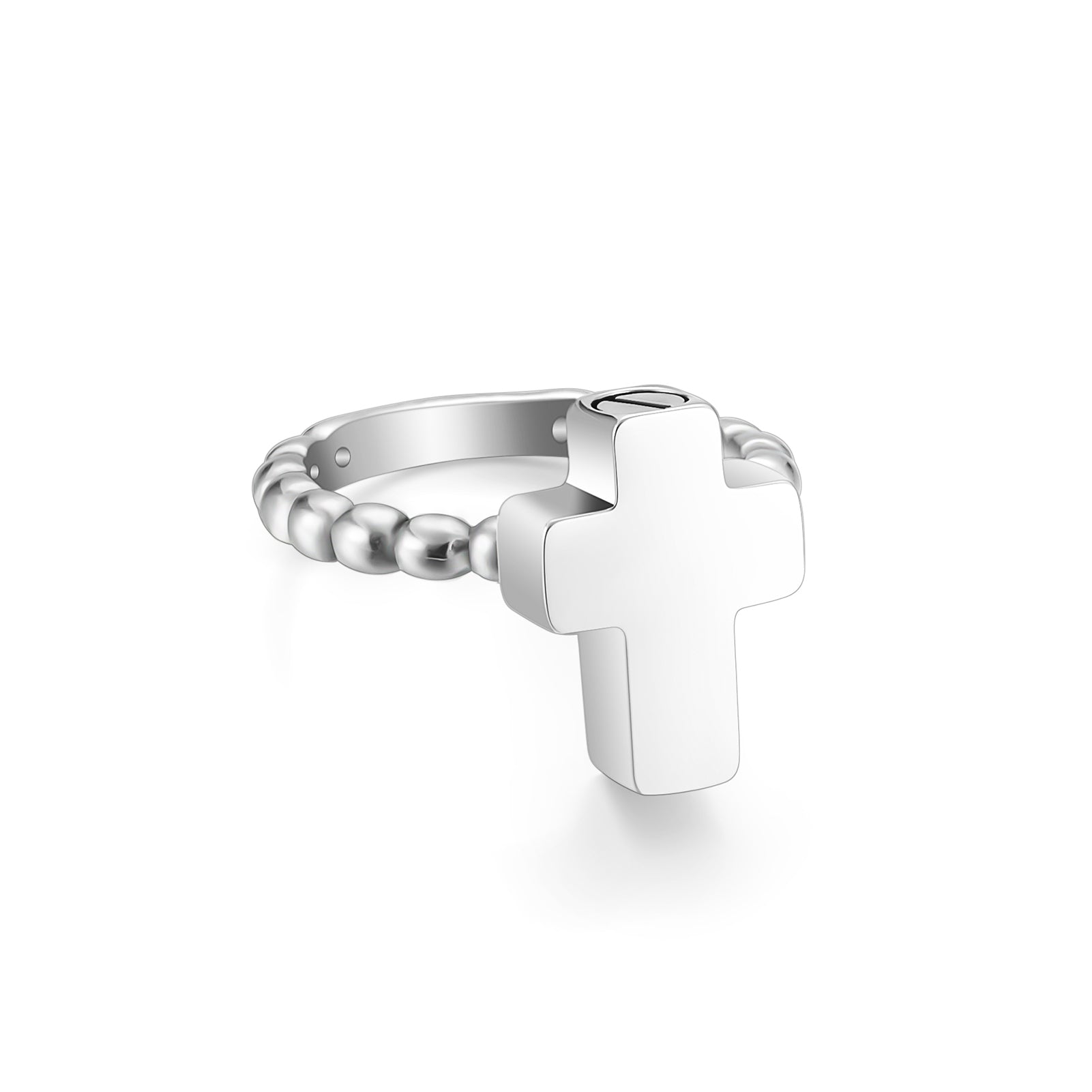 Steel Cross Cremation Ring