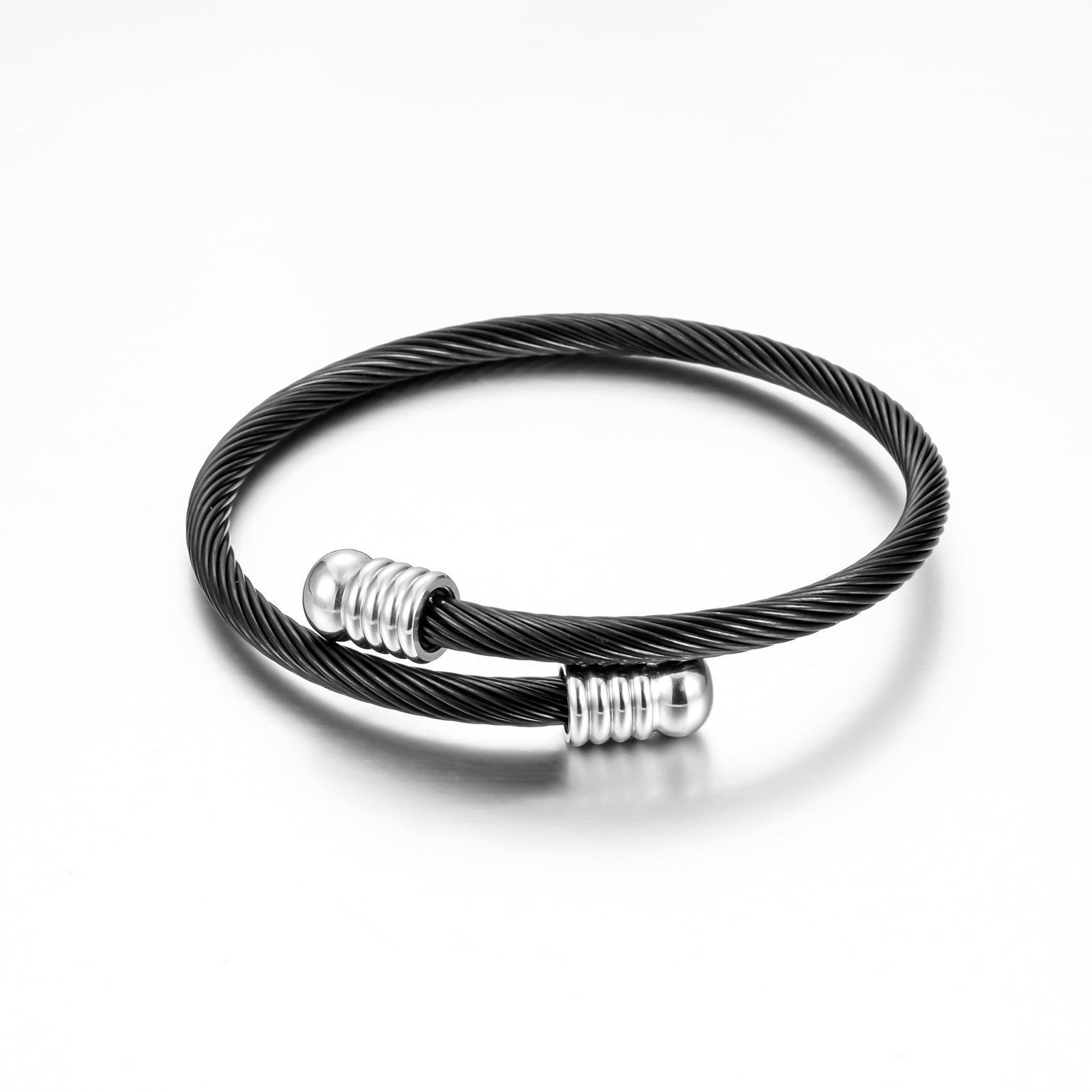 Black Cremation Bracelet for Men