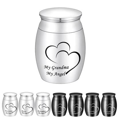 Double Heart Cremation Urnsto Hold Ashes