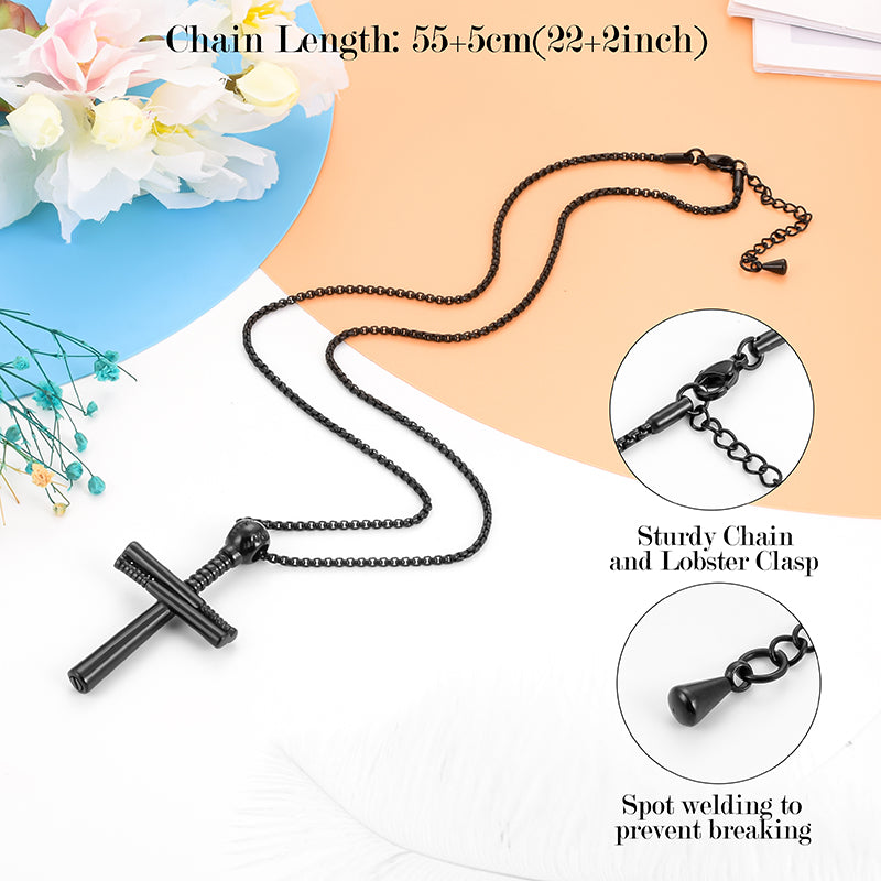 Memorial Cremation Necklace Jewelry for Men