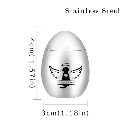 Egg-shaped Cremation Urns for Dog