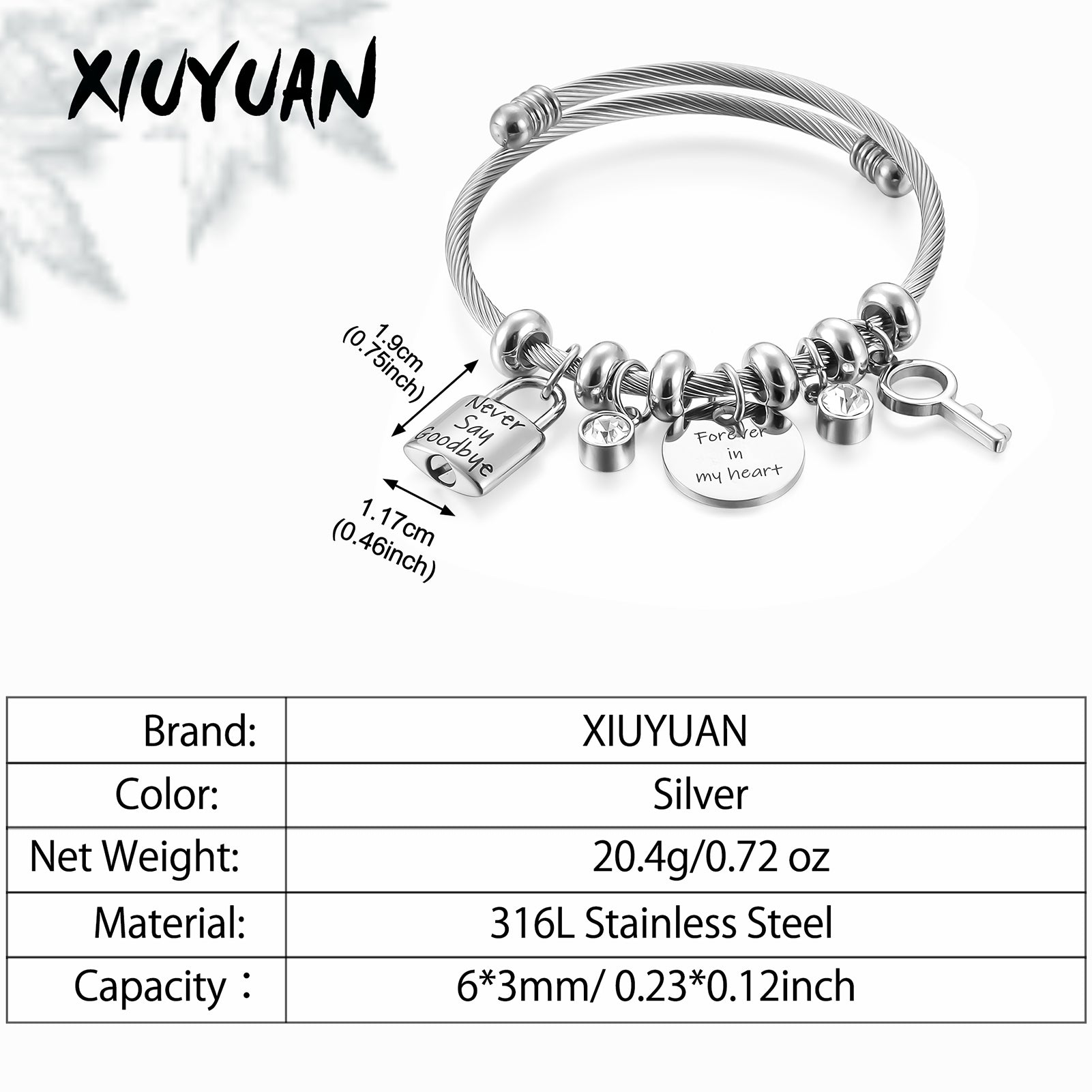 Unique Cremation Bangle for Ashes