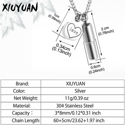 Pills Cremation Pendant Necklace for Ashes