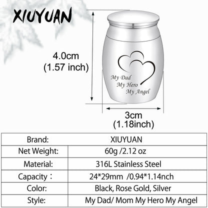 Heart Cremation Urns Ashes Holder