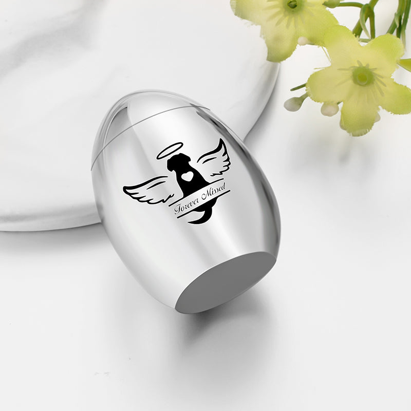 Egg-shaped Cremation Urns for Dog