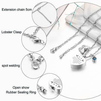 Heart Cremation Pendant for Friends