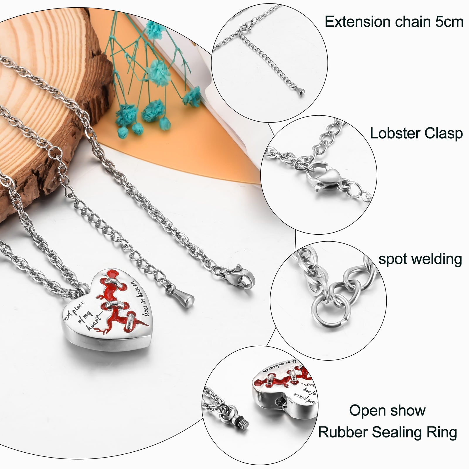 Heart Memorial Jewelry