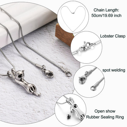 Cat Cremation Pet Urn Keepsake