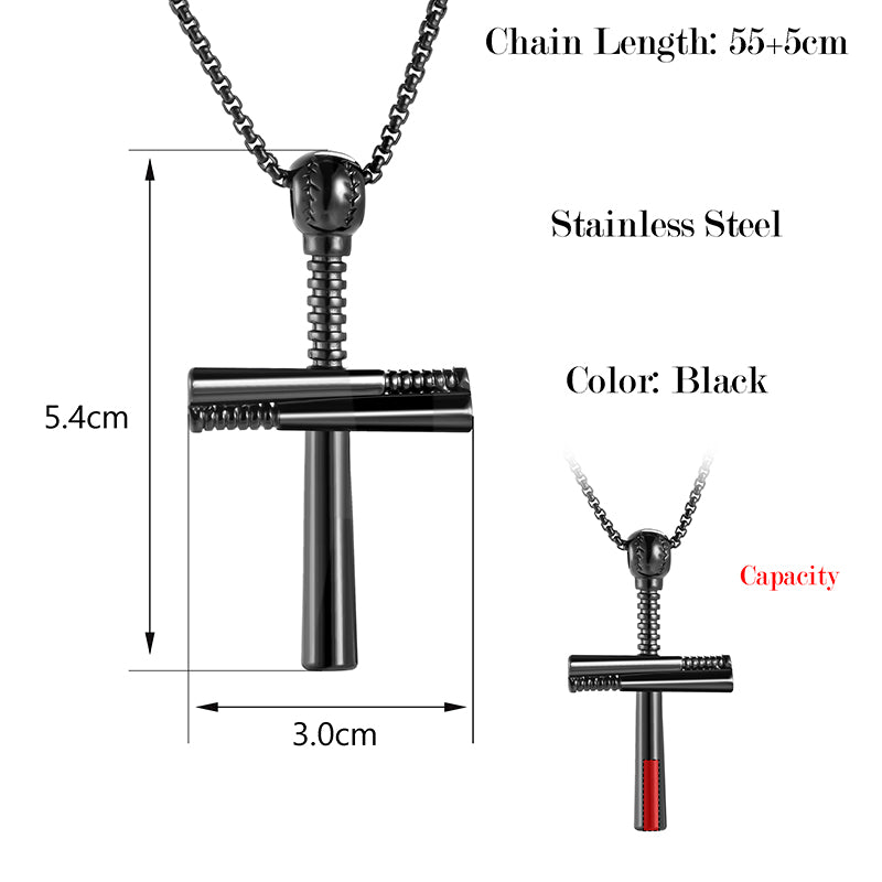 Memorial Cremation Necklace Jewelry for Men