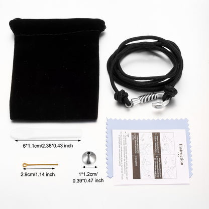 Silver Cremation Bracelet with Fish Hook