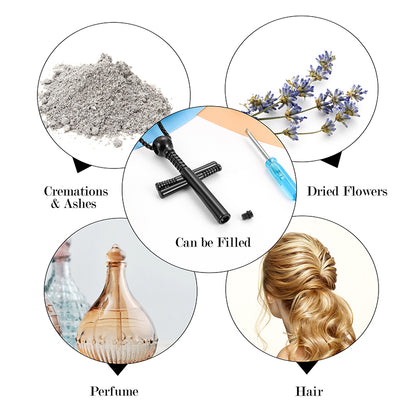 Memorial Cremation Necklace Jewelry for Men