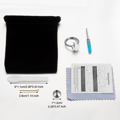 Steel Cross Cremation Ring