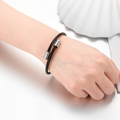 Black Cremation Bracelet for Men