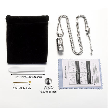 Retro Cremation Urn Pendant