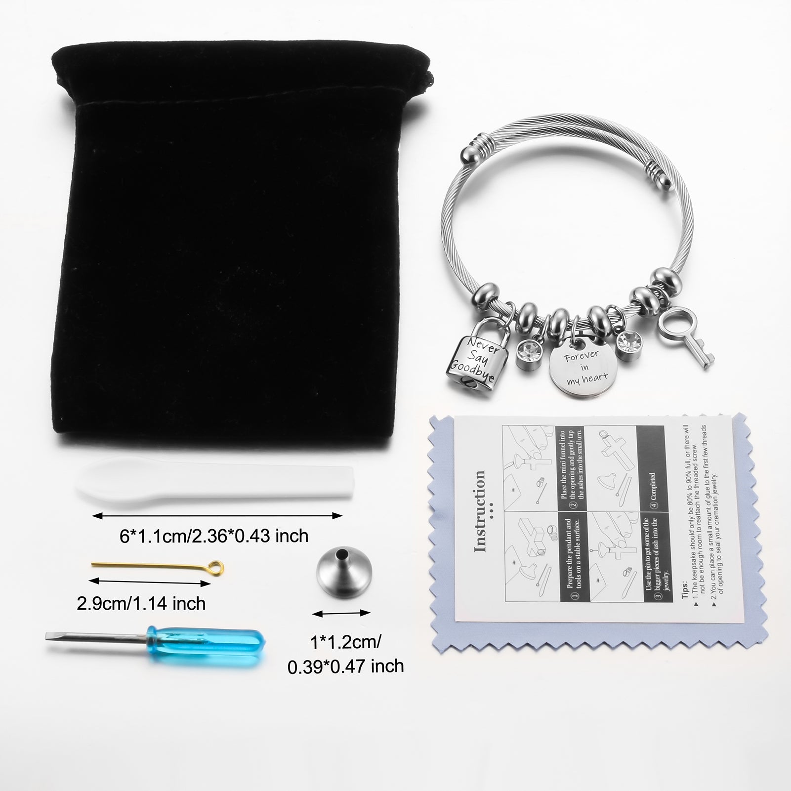 Unique Cremation Bangle for Ashes