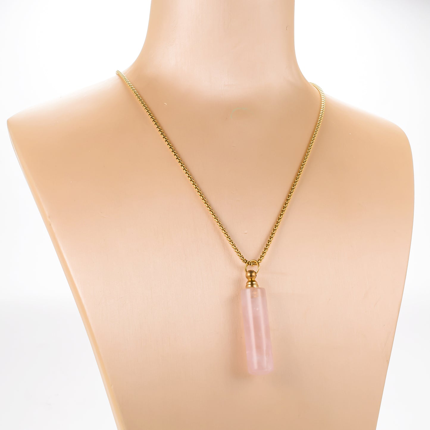 Cylindrical Cremation Pendant for Women