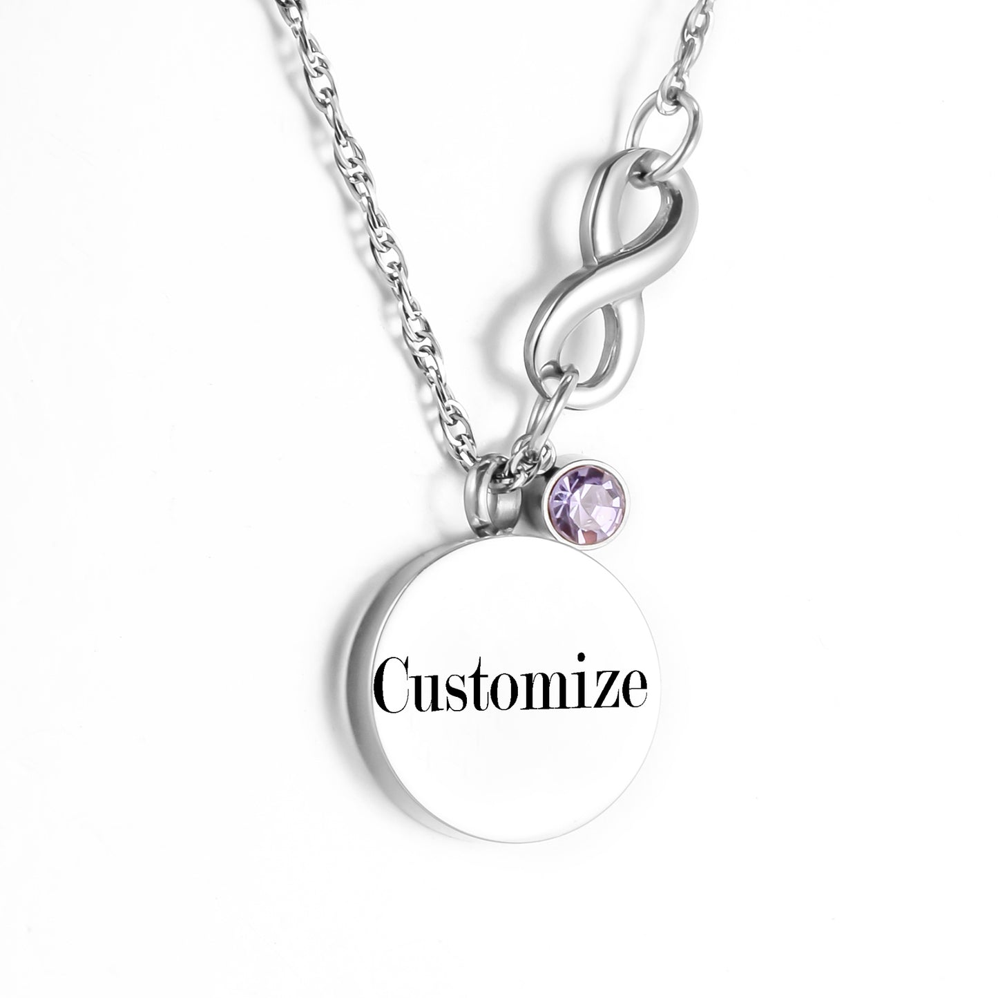 Memorial Cremation Pendant Necklace for Ashes