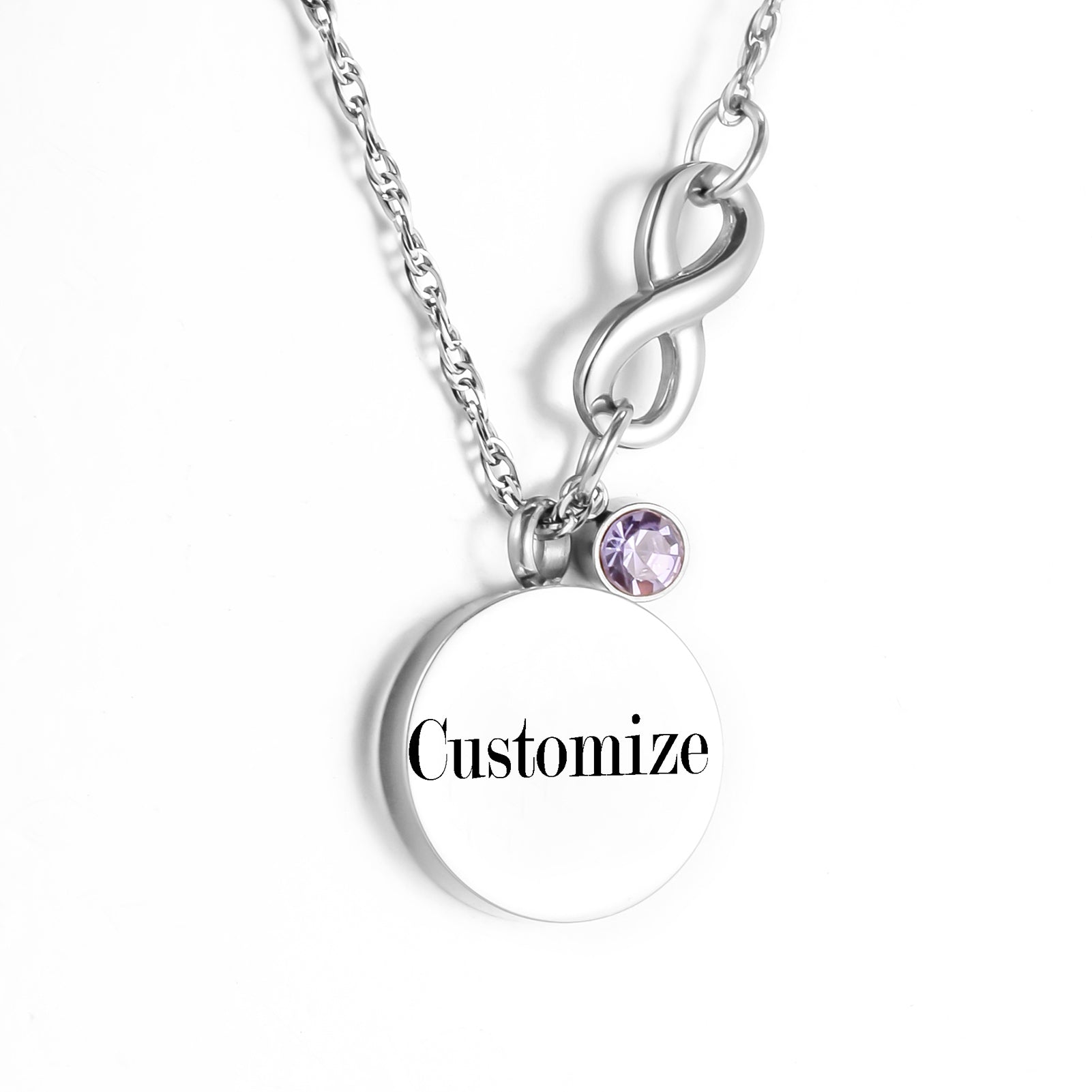 Memorial Cremation Pendant Necklace for Ashes