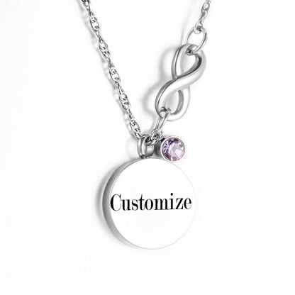Memorial Cremation Pendant Necklace for Ashes