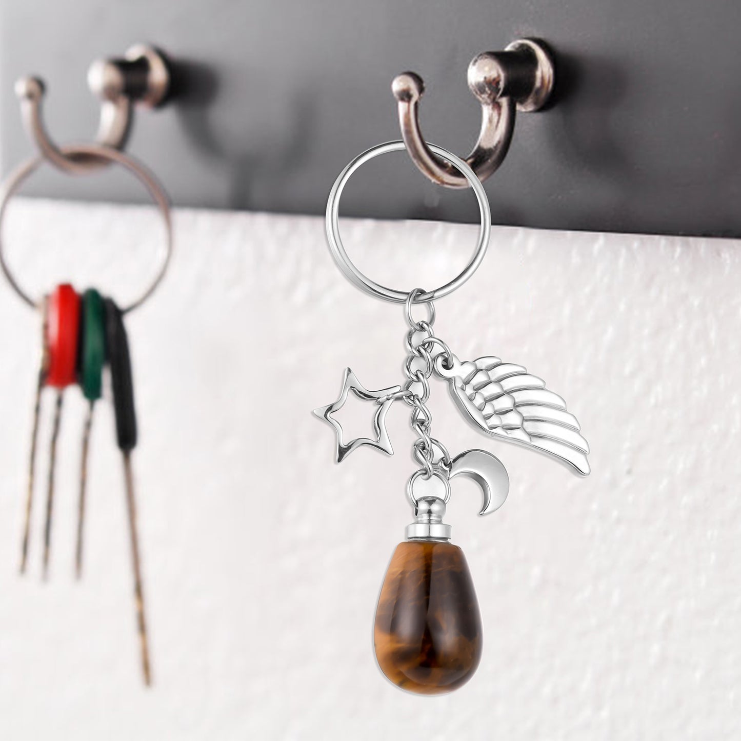 Cremation Key Rings Ashes Holder