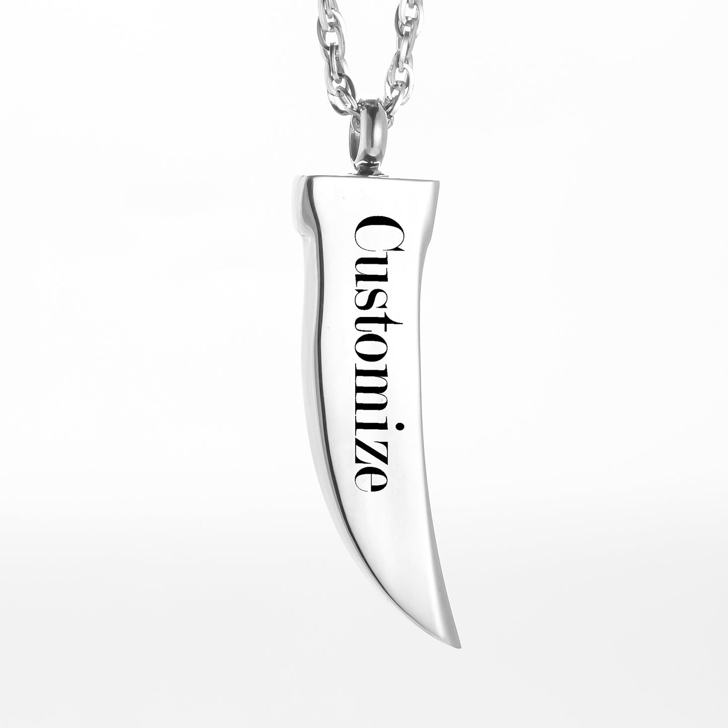 Dagger Cremation Jewelry with Zircon for Ashes