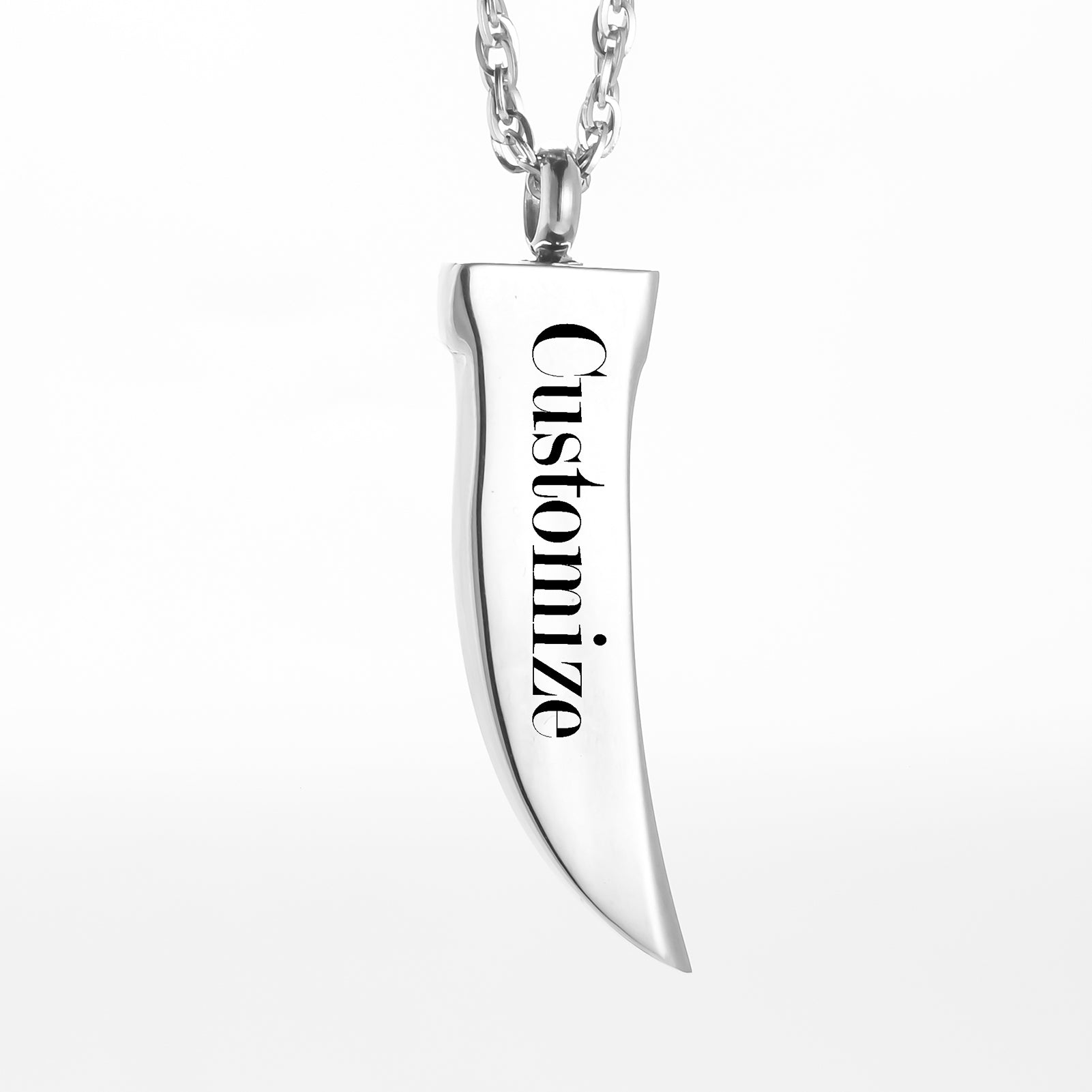 Dagger Cremation Jewelry with Zircon for Ashes