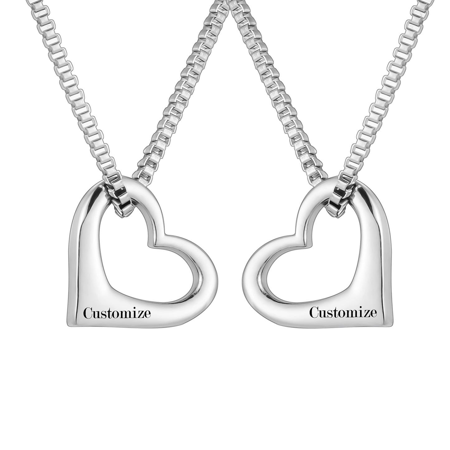 Simple Hearts Urns Necklace