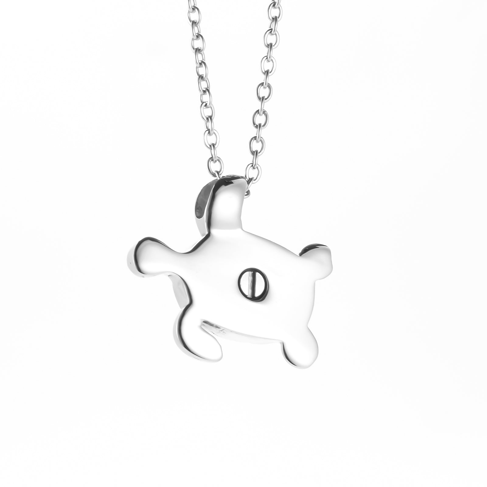 Silver Tortoise Cremation Jewelry
