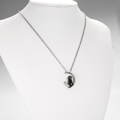 Stainless Steel Memorial Necklace for Beloved Pets Dog