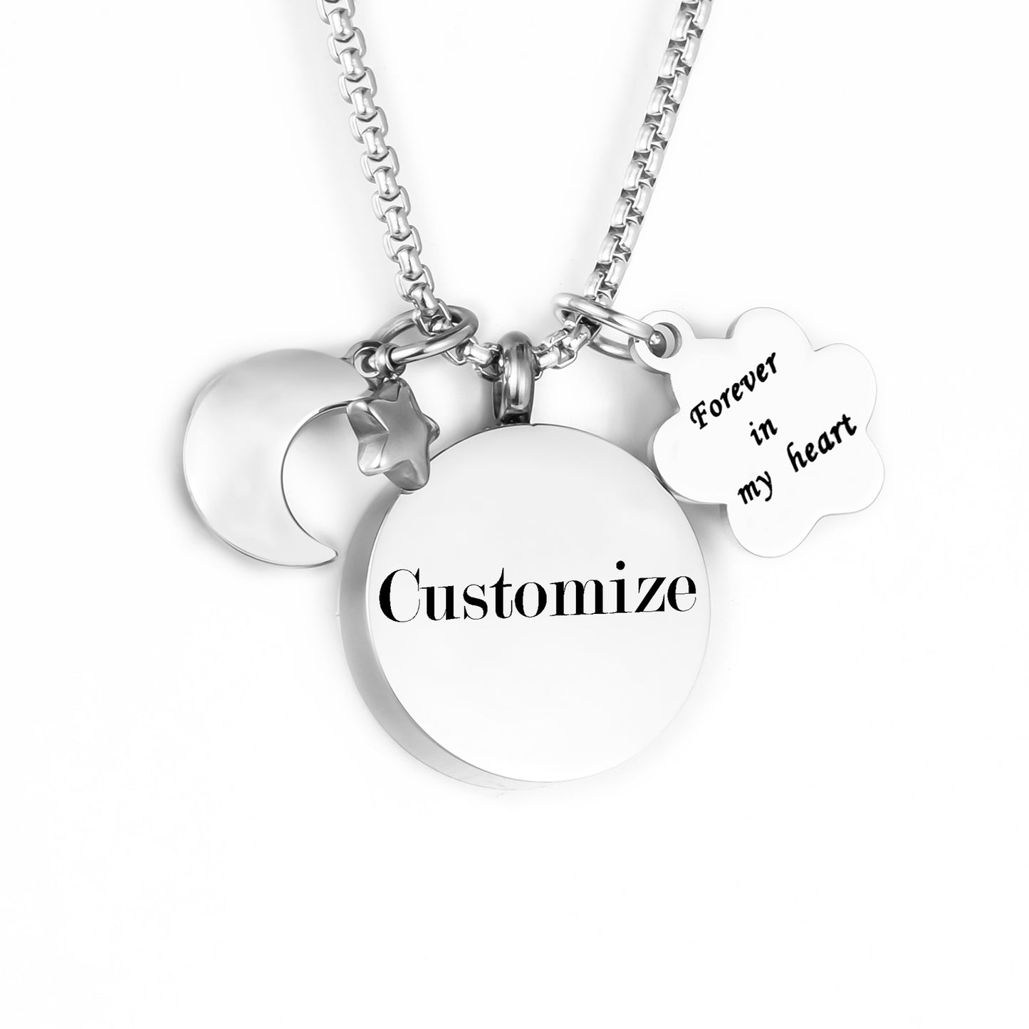 Paws Cremation Pendant Necklace