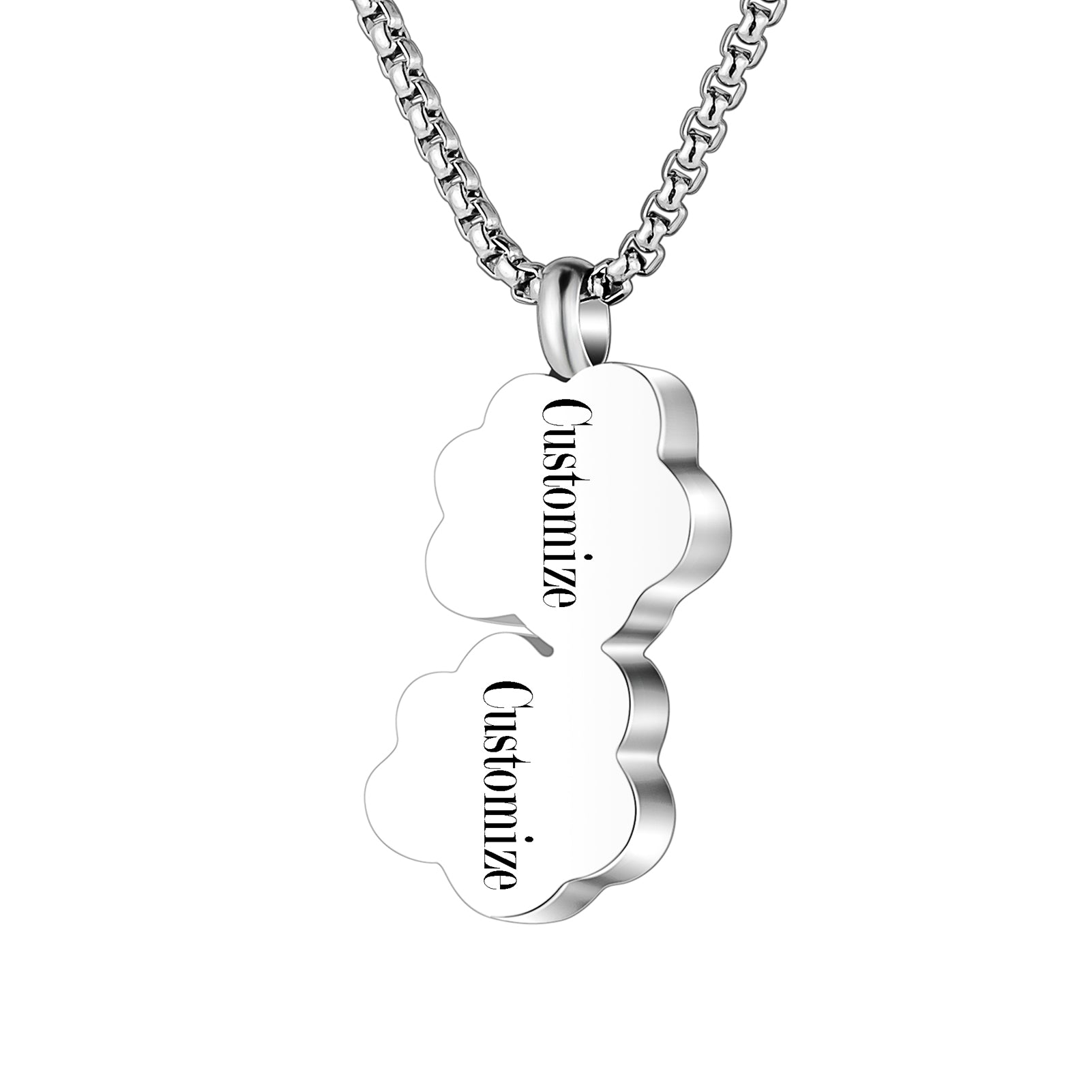 Paw Pet Cremation Urn Necklace