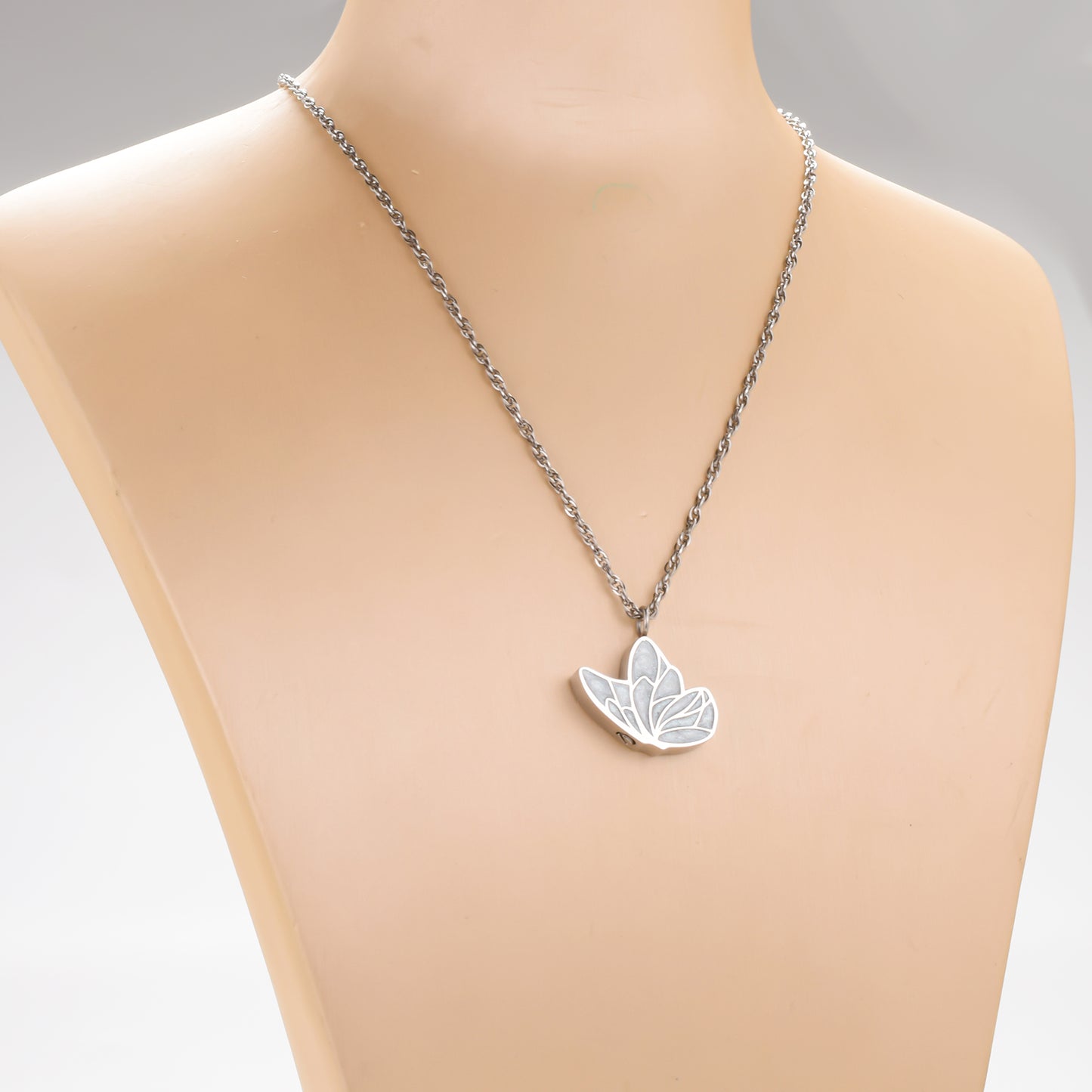 Unique Butterfly Memorial Necklace for Ashes