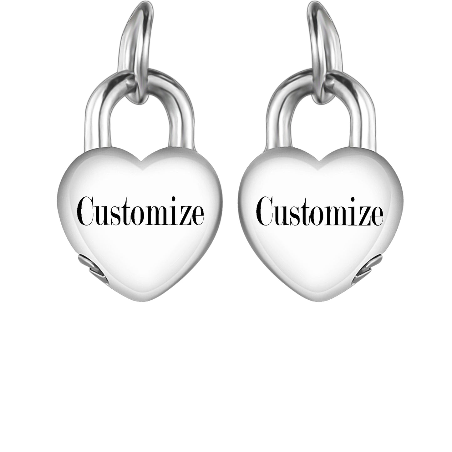 Cremation Jewelry with Heart Lock and Infinite Symbol